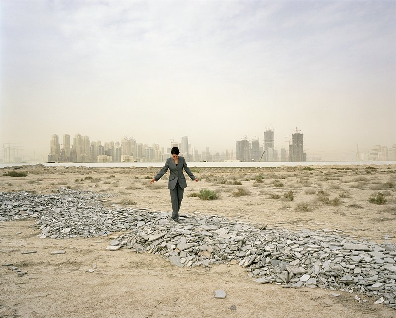 Body Techniques (after A Line in Ireland, Richard Long, 1974), 2007, © Carey Young. Courtesy Paula Cooper Gallery, New York.